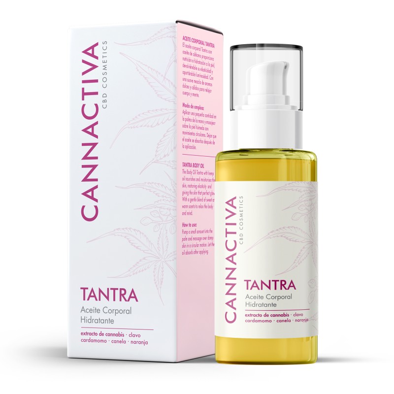 Aceite corporal con CBD Tantra (100ml.)